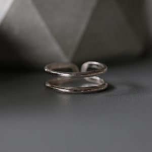 Silver Toe Ring - Adjustable Toe Ring - Adjustable Ring -Sterling Silver Ring - Sterling Silver 925 (233)