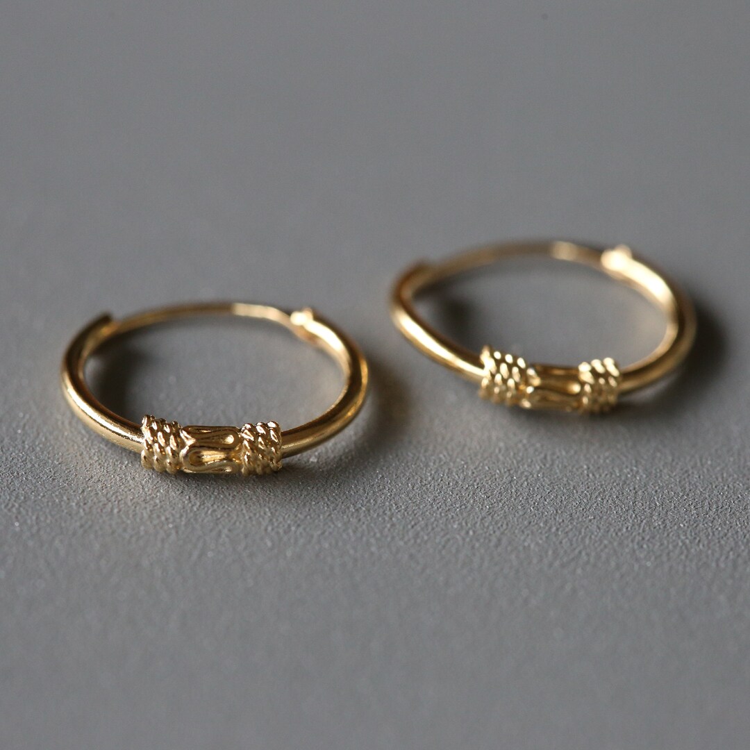 14mm Gold Plated Bali Hoops Bali Hoops Gold Plated - Etsy