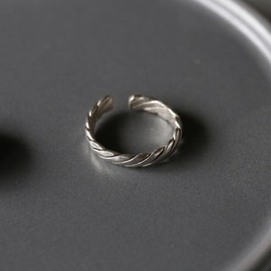 Silver Toe Ring - Adjustable Toe Ring - Adjustable Ring -Sterling Silver Ring - Sterling Silver 925 (250)