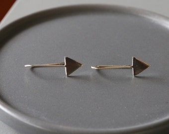 Minimal Disk Earrings - Silver Disk Earrings - Sterling Silver 925 (175)