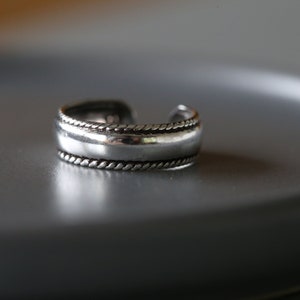 Silver Toe Ring - Adjustable Toe Ring - Adjustable Ring -Sterling Silver Ring - Sterling Silver 925 (217)
