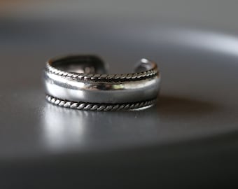 Silver Toe Ring - Adjustable Toe Ring - Adjustable Ring -Sterling Silver Ring - Sterling Silver 925 (217)
