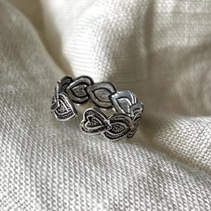 Sterling Silver Heart Toe Ring - Adjustable Body Jewelry