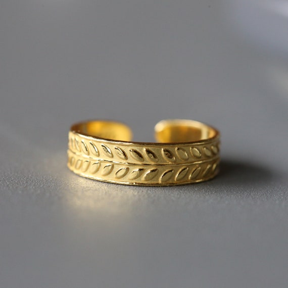 Gold Toe Ring Adjustable Toe Ring Adjustable Ring gold Plated