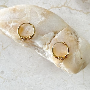 10mm Gold Plated Bali Hoops - Bali Hoops - Gold Plated Sterling Silver 925 (BAG03)