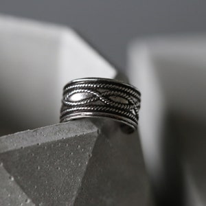Puño para la oreja Infinity - Puño para la oreja Infinity Wrap - Plata de ley 925 (36)