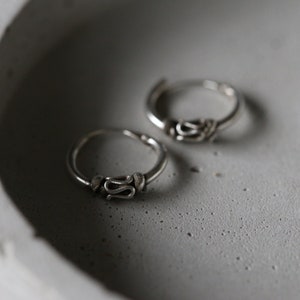 12mm Silver Bali Hoops - Bali Hoops - Sterling Silver 925 (72)