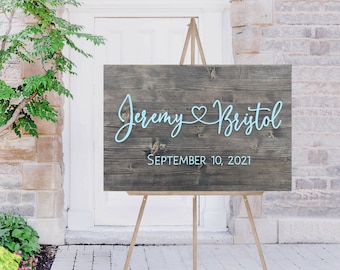 Wooden welcome wedding sign, guest book sign for wedding, rustic wedding decorations, Wedding Welcome Sign, Welcome Wedding Sign Wood