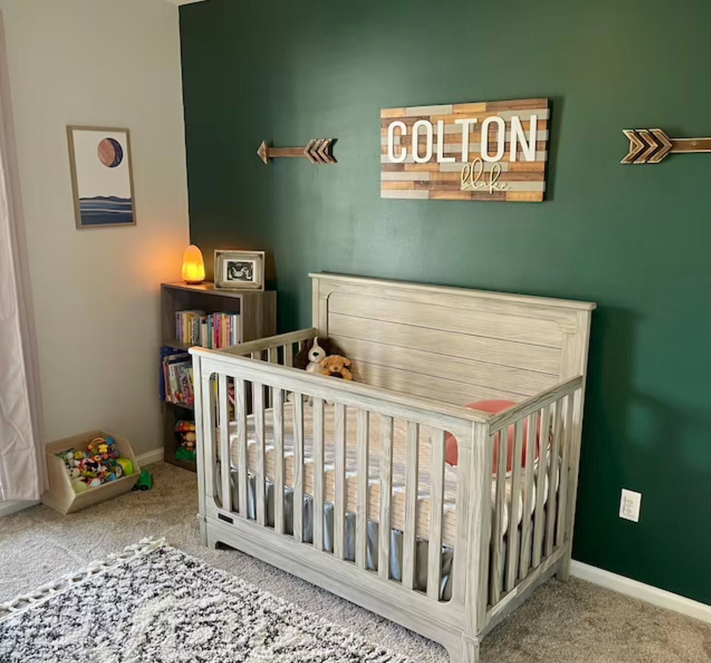 Baby Boy Nursery Sign Baby Boy Nursery Name Sign Baby Name Etsy