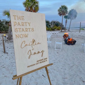 the night before sign wedding, beach wedding signage, wedding entrance sign, rustic wedding welcome sign, wedding welcome sign