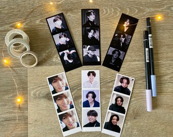 BTS Custom Aesthetic Stationery Set with Polaroid