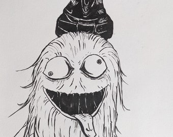 Gritty Ink Drawing