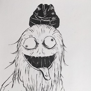 Gritty Ink Drawing