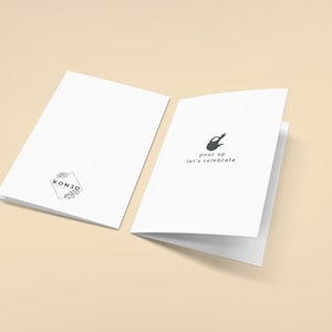 Verter, vamos a celebrar - tarjetas de felicitación - tarjeta de celebración - ocasión especial - tarjeta de cumpleaños - tarjeta divertida habesha