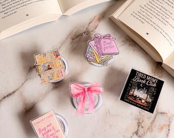 Bookish Soul Kindle Griff, Kindle Magsafe Kindle Griff Zubehör, Kindle Zubehör, Magnetischer Kindle Griff, Bücherwurm Geschenke für sie, Weihnachtsgeschenk