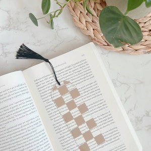 Segnalibro a scacchi, segnalibro a scacchi in acrilico per gli amanti dei libri, segnalibro acrilico con nome personalizzato, segnalibro a scacchi carino, segnalibro a scacchi neutro