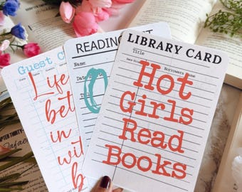 Hot Girls Read Vintage Library Card Kindle Insert,One more chapter,Kindle Paperwhite Colorsoft, Kindle Basic Accessory,Bookish Girly Gift