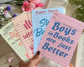 Library Card Guest Check,Stay Bookish Library Card Kindle Insert,Kindle Paperwhite Colorsoft,Kindle Basic,Hot Girls Read Library Card Kindle