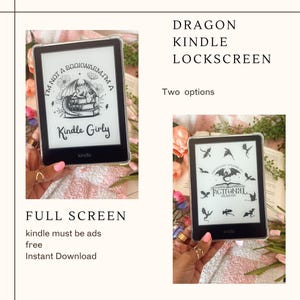 Dragon Fantasy Custom Kindle Lock Screen,Fantasy Dragon Lover Girly Wallpaper for Kindle Girly Fantasy,Fullscreen no borders Screensaver