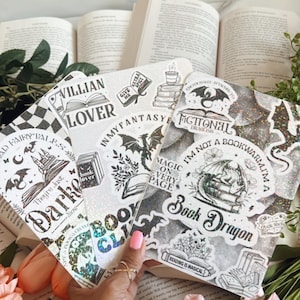 Holographic Dragon Sticker fantasy Era Kindle Insert,Kindle Paperwhite Colorsoft Cardstock insert,Kindle Accessory,Bookish Gift,Booklovers
