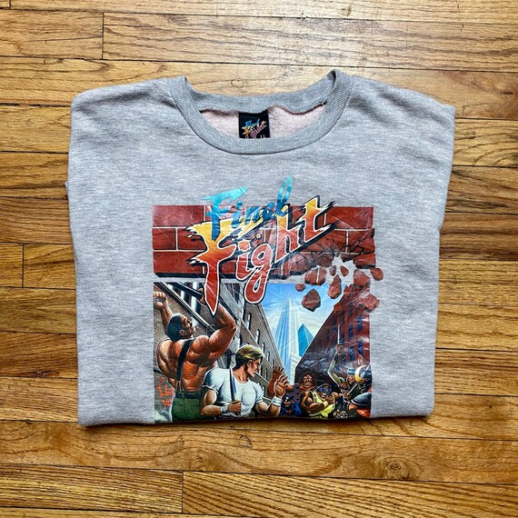 80’s Final Fight Video Game Crew Neck Sweatshirt