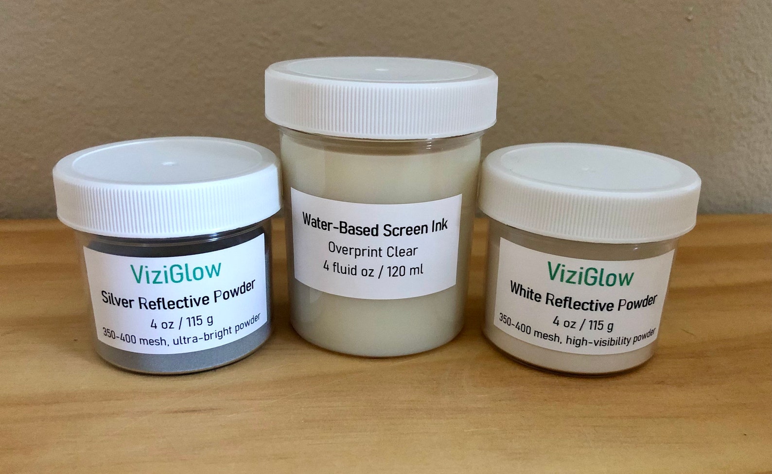Reflective Screenprinting Ink Kit White or Silver Etsy