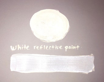 White shop reflective paint