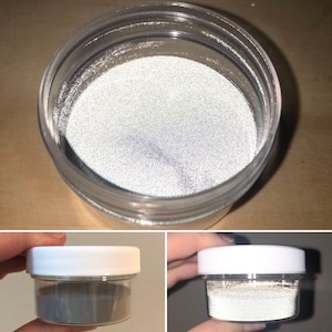 50g Silber reflektierender Puder - gut sichtbarer 350-400 Mesh-Puder, grau aluminiert