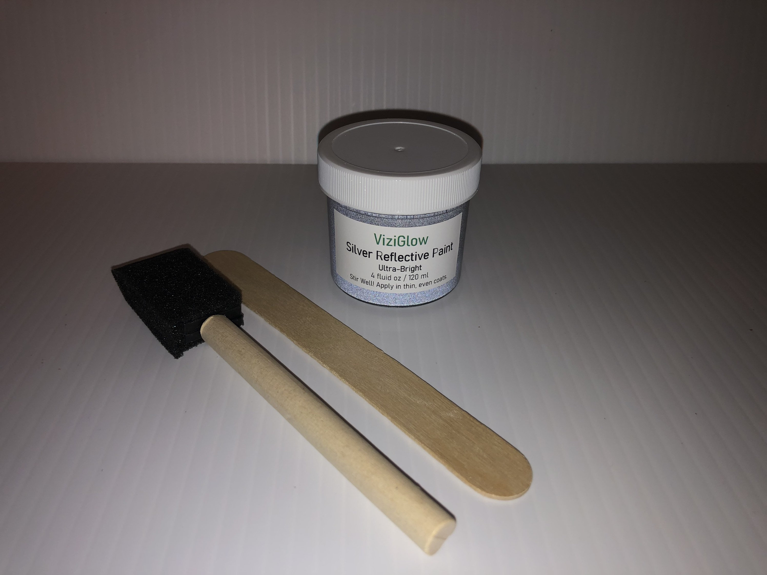 Ultra Bright Silver Reflective Paint 4 oz highvisibility Etsy