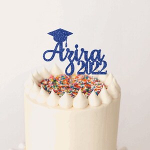 Graduation Cake topper or centerpiece - Personalized 2024 Cake topper - Class of 2024 - Graduation Party decorations - College bound party