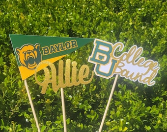 Graduation centerpiece sticks | class of 2025 | College Bound | College Graduation |Graduation Table Decor, Graduation Party