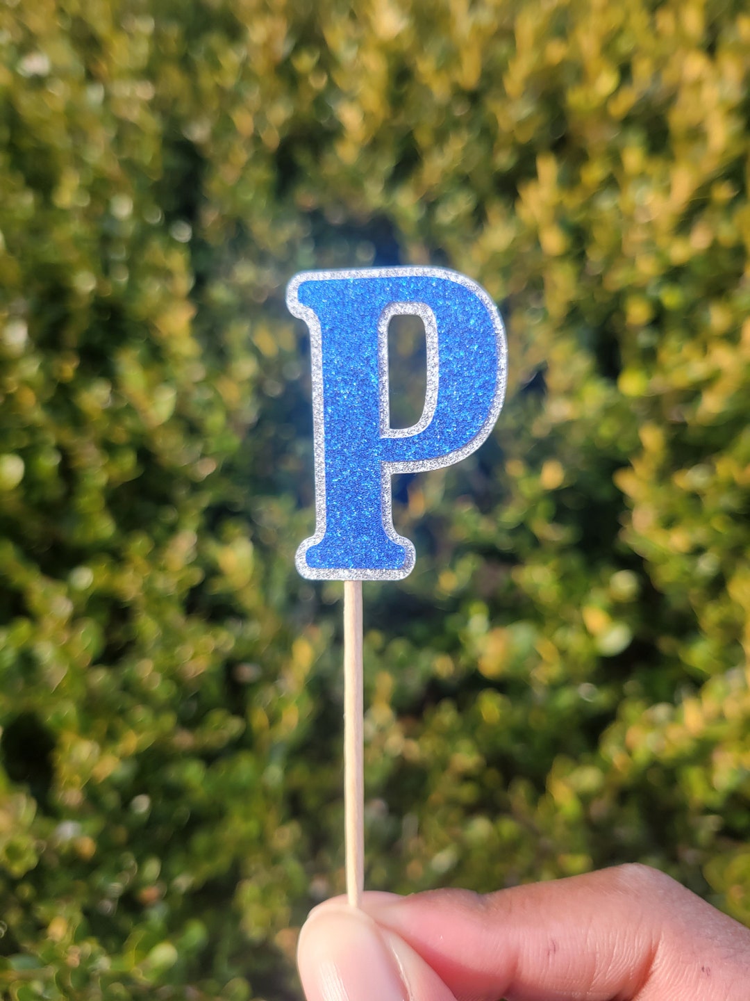 Letter Cupcake Toppers, Monogram Cupcake Toppers, Custom Initial