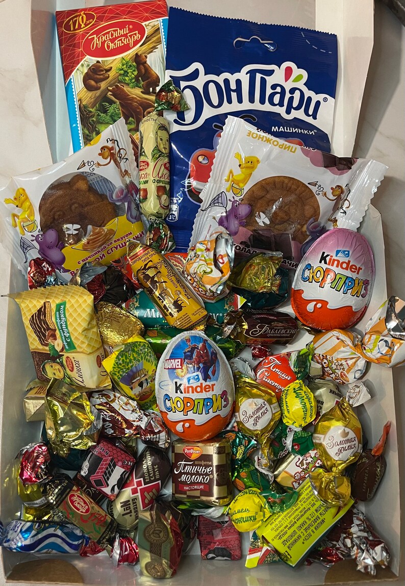 Russische Sussigkeiten Mischen Boxen Etsy