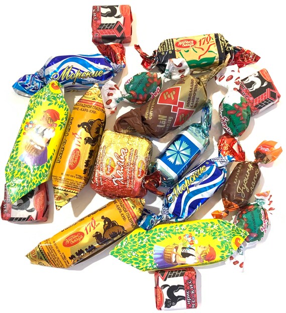 Russische Sussigkeiten Kleine Box 200 G Etsy