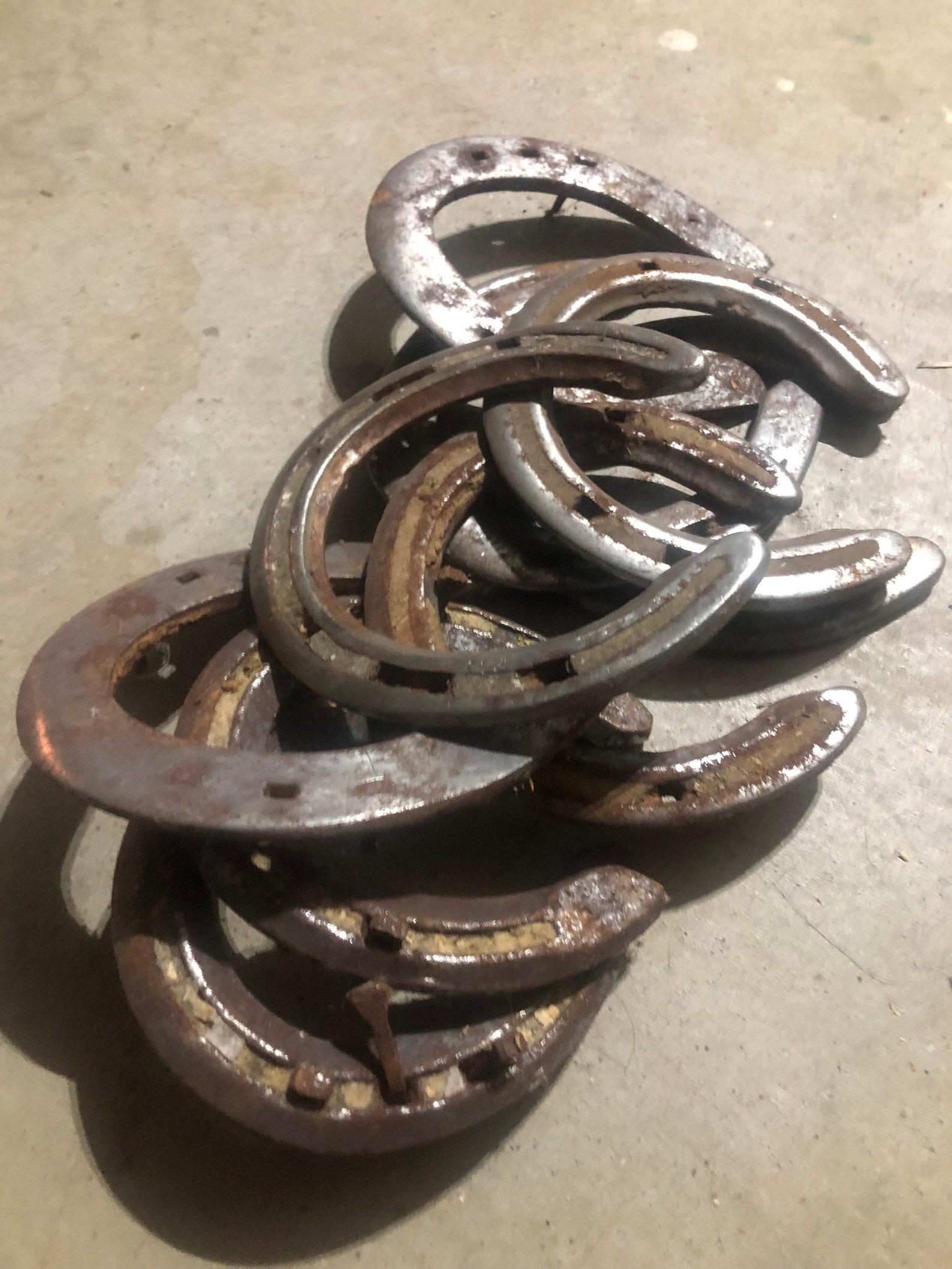 Authentic used Horseshoes Etsy