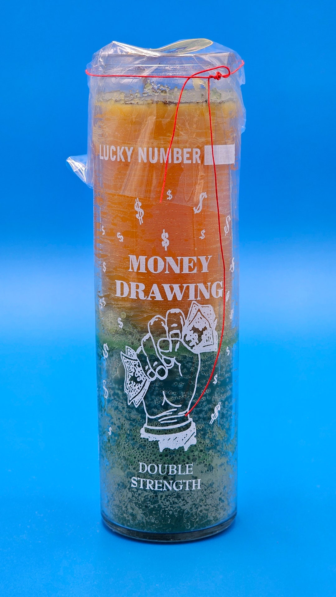 Fixed Double Strength Money Drawing 7 Day Candle Etsy