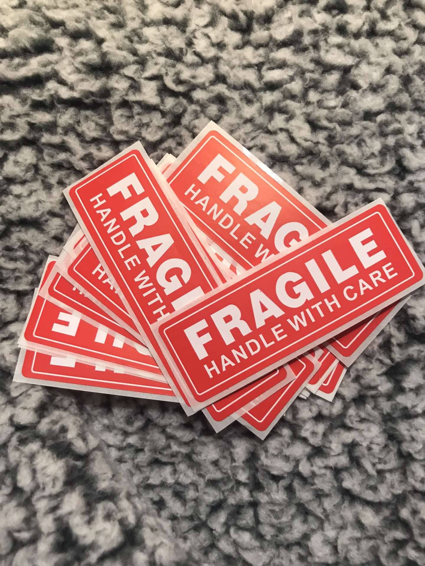 Fragile Stickers - Etsy