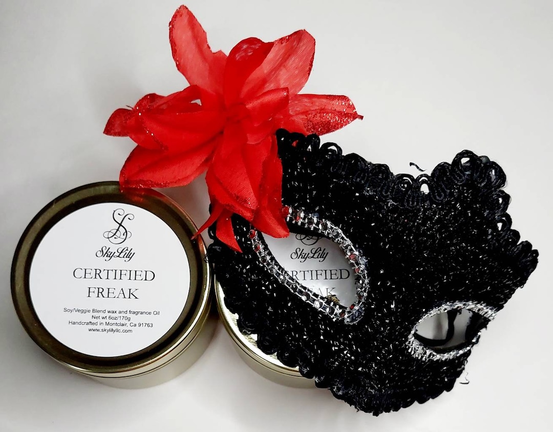 Certified Freak Candle, Scented Candles, Naughty Candles, Soy Candle, Vegan Friendly Candles