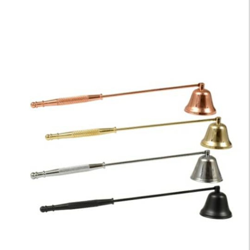 Long handle candle snuffer, Fire extinguisher, Candle snuffer, Gold candle snuffer, Rose Gold, Black candle snuffer, Silver candle snuffer image 1
