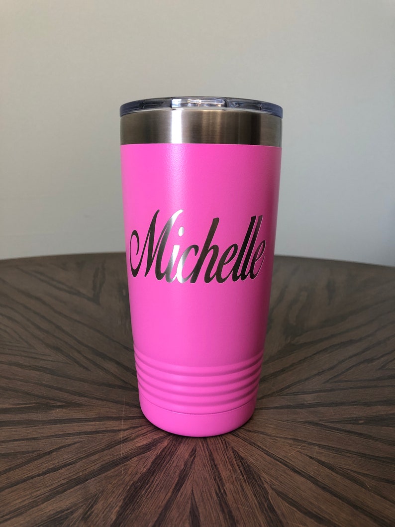 Personalized Tumbler 20 oz Custom Laser Engraved Stainless | Etsy