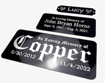 Engraved Plate Aluminum Engraving Customized Metal Name Plate Engraved Memorial Gift Personalized Sign Custom Label