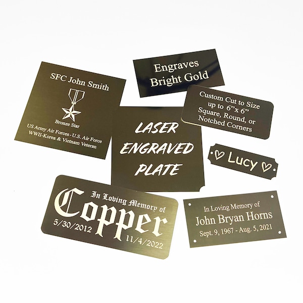 Metal Name Plate Etsy