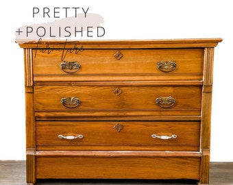 Sold Antique Oak Dresser - available for customization