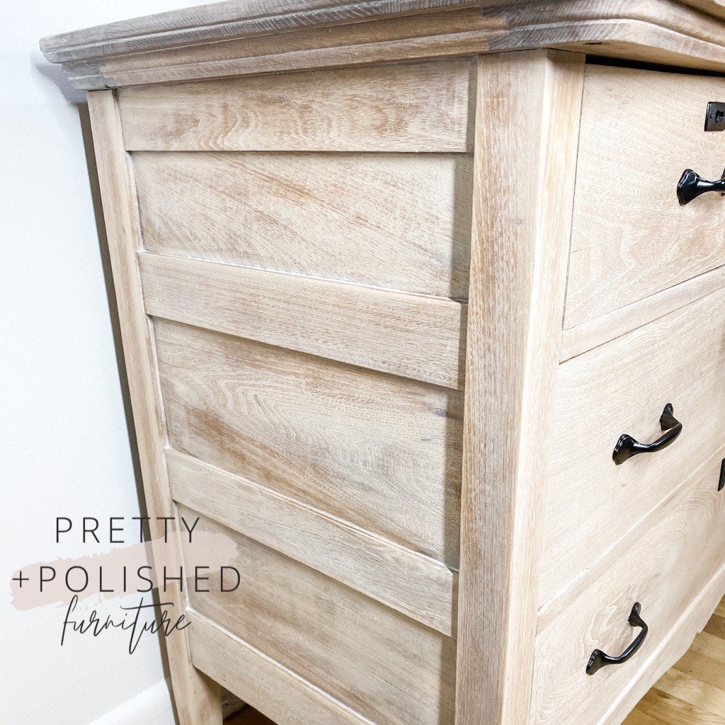 SOLD Refinished Raw Wood Dresser Etsy Canada