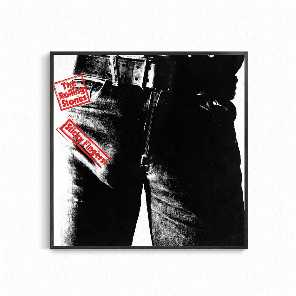 Sticky Fingers Poster Album Cover Art No Frame Etsy