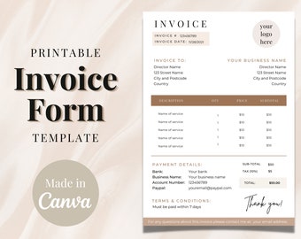 designer receipt etsy