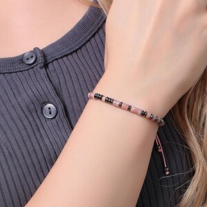 Personalisiertes Armband mit geheimer Nachricht | Personalisierter Schmuck für Paare | Name Bracelet | Secret Message | Geschenk für Sie&Ihn