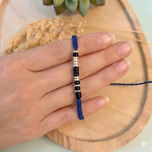 Gepersonaliseerde Morsecode-armband met edelstenen | Persoonlijk cadeau voor stellen | Gepersonaliseerde sieraden met een geheime boodschap