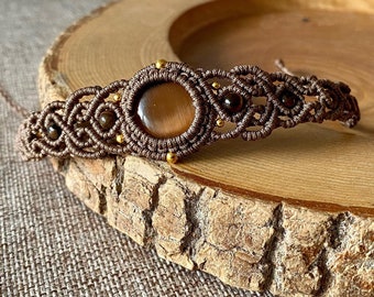 Macrame bracelet with beads "Elaine" | with color picker | individual macrame jewelry | Pearl Bracelet | friendship bracelet | Boho | hippie