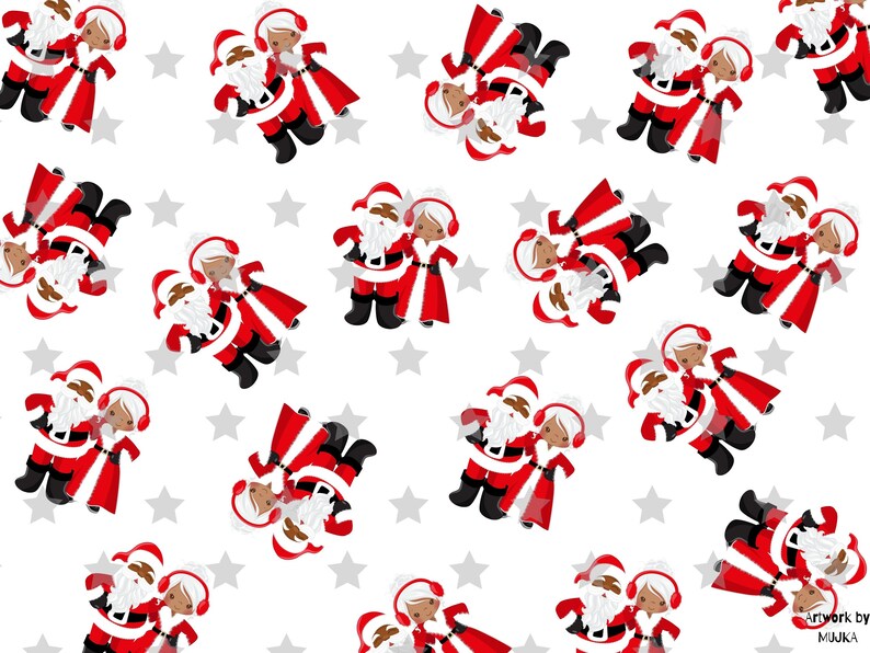 African American Gift Wrap Black Wrapping Paper Christmas Etsy
